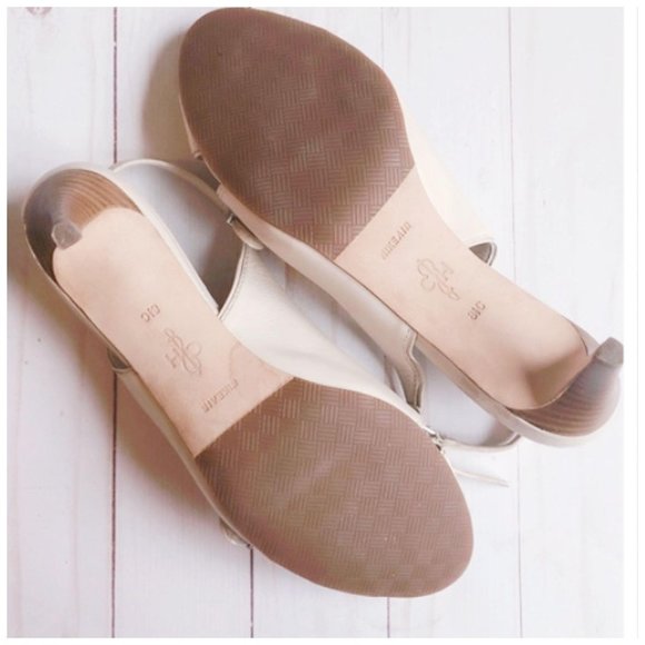 Cole Haan Nike Air Cream Slingback Heel Sz 8.5C - Picture 8 of 10